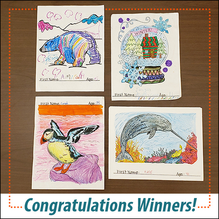 Contest Winners Congratulations winners!